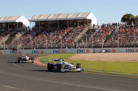 Melbourne Formula 1 Racing - racing cars, formula 1, stadium, australia, race track