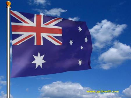 Australian Flag - clouds, union jack, stars, flag, australia