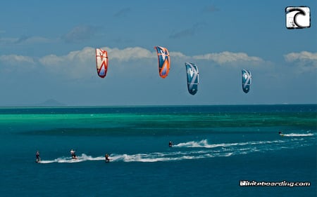 Kite Surfing - beach, ocean, australia, kite surfing