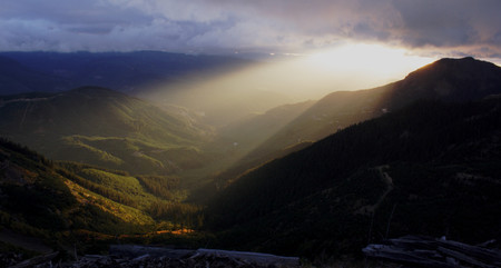 Valley sunset - sunsets, nature