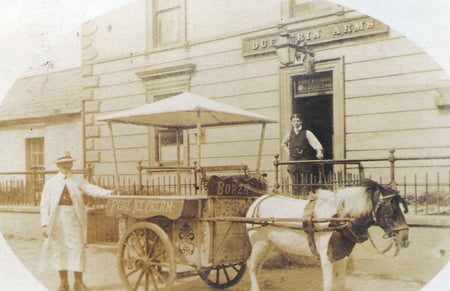 horse cart - horse, cart, old