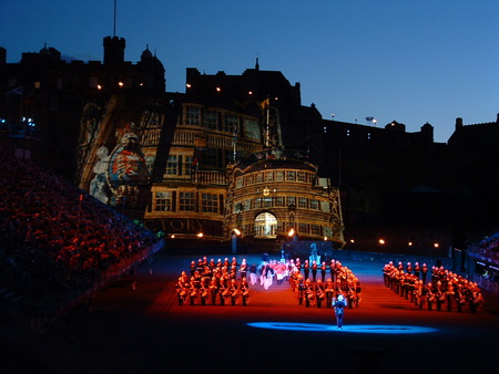 Edinburgh Tattoo - tattoo, castle, edinburgh