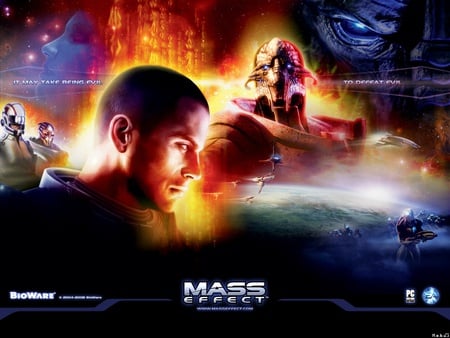 Mass Effect - mass effect, x box 360, game