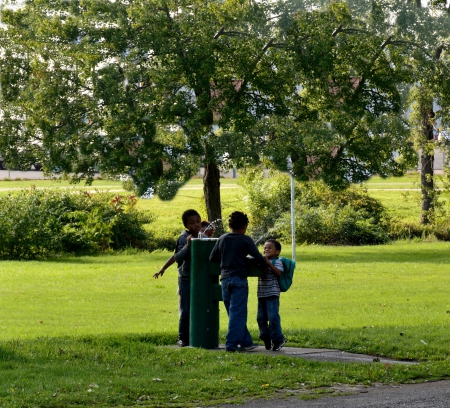 Fun In The Park - Fun In The Park, water fountain, fun park, fountain, kids park, kids having fun