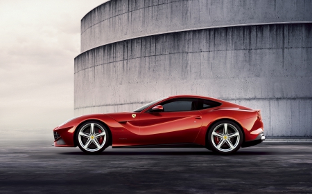 ferrari f12 berlinetta - berlinetta, red, italian, ferrari