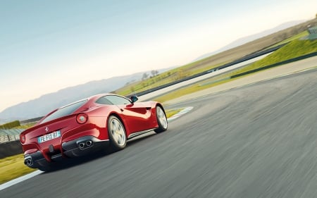 ferrari f12 berlinetta - berlinetta, red, italian, ferrari