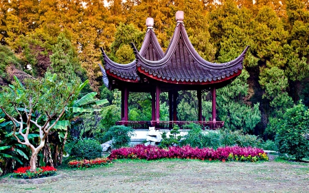 Pavilion - nature, pavilion, architecture, park, garden