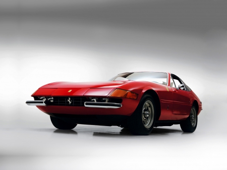 ferrari 365 gtb4 daytona - italian, ferrari, daytona, red