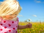 Little Girl in Meadow