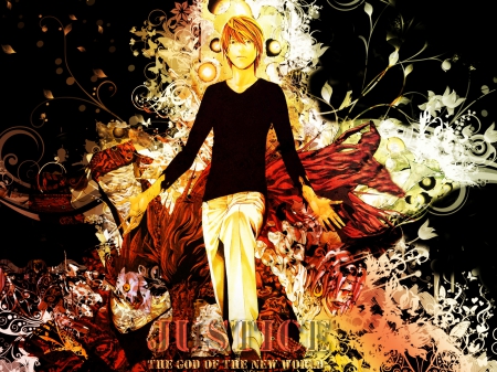 The God of The New World - Shinigami, Grunge, Light Yagami, Utopia, God, Death Note