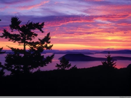 Lake Sunset - nature, lake, sunset, photography