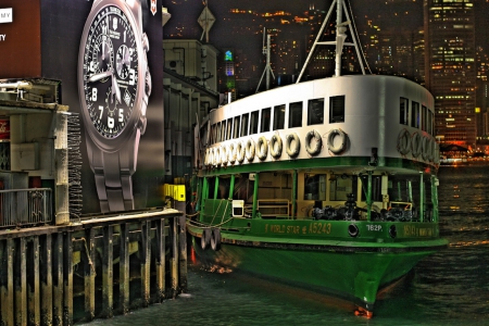 Hong Kong Star Ferry - boat, ferry, china, hong kong