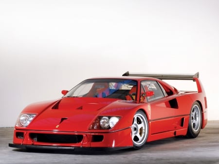 ferrari f40 lm - f40, red, italian, ferrari