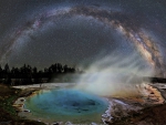 Milky Way over Yellowstone