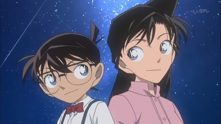 Detective Conan - male, megane, female, conan edogawa, cute, detective conan, ran mouri