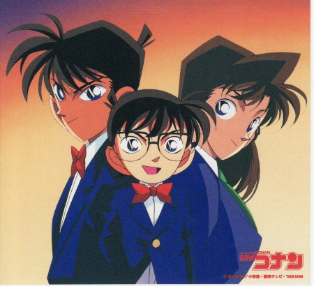 Detective Conan - male, shinichi kudo, female, conan edogawa, ran mouri, detective conan