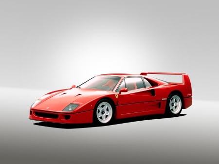 ferrari f40 - f40, red, italian, ferrari