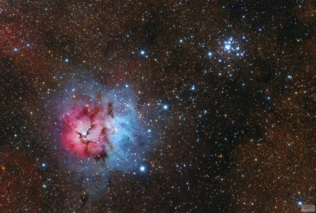 Messier 20 and 21