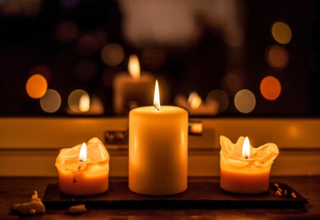 Therapeutic atmosphere - therapeutic atmosphere, golden, special evening, candles