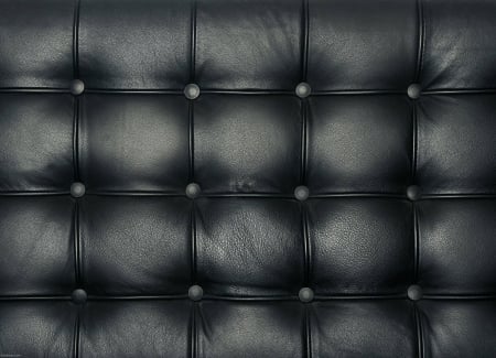 Black leather - black, leather, pattern, texture