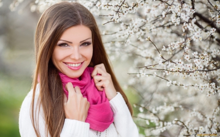 smiling face - mood, smile, outdoor, spring