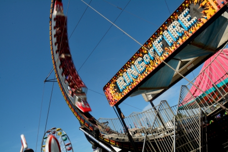 The Ring of Fire - rides, fire, amusement park, county fair, ring, The Ring of Fire