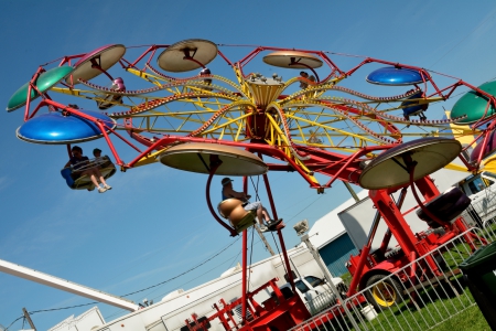 round and round we go - thrill rides, round and round we go, round and round, fun rides, county fair