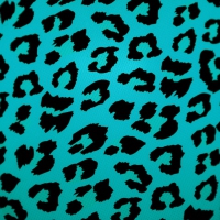 Blue Leopard Print