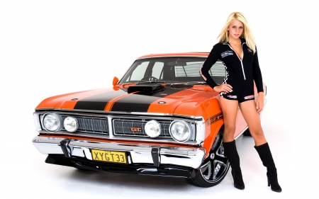 Ford Falcon GT - ford, australian, blonde, model