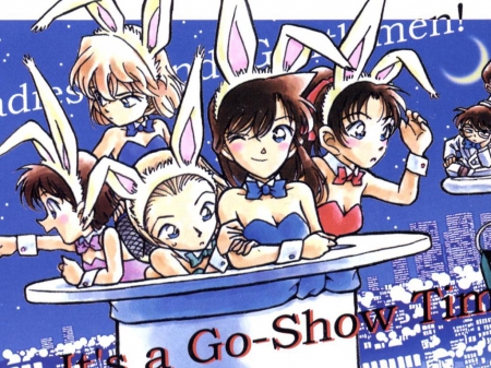 Detective Conan - kazuha, sonoko suzuki, ayumi yoshida, haibara ai, conan edogawa, cute, hattori heiji, detective conan, ran mouri