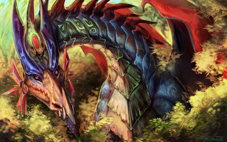 Dragon - creature, dragon, fantasy, art