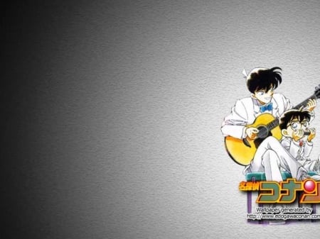 Shinichi and Conan - Cute, Detective Conan, Acoustic Guitar, Harmonica, Conan Edogawa, Shinichi Kudo, Duo