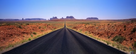 Utah Valley Road - roads, Utah, nature, deserts