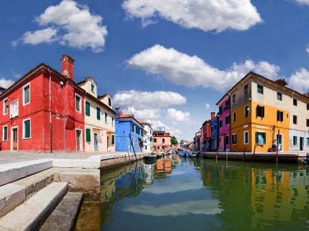 Venetian Architecture - canals, houses, italy, venice, architecture