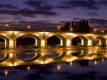 Silhouetted Bridge