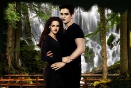 Bella & Edward - bella swan, twilight saga, movie, edward cullen