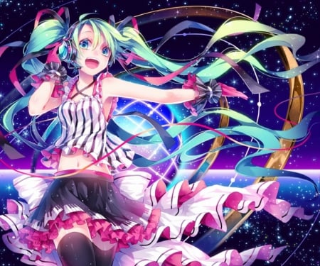 Hatsune Miku - hatsune, girl, vocaloid, anime, miku