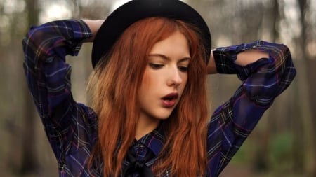 Ebba Zingmark, Swedish model - I - ebba zingmark, models, hat, sweden