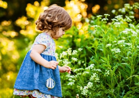 Cute - flowers, cute, girl, photography