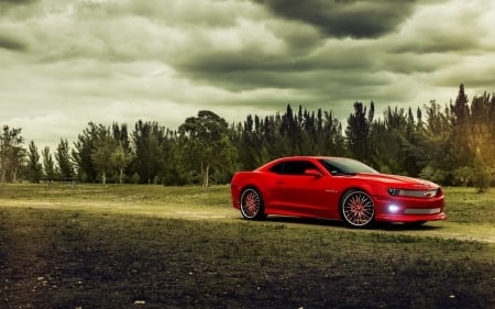 chevrolet camaro - nature, car, hd, chevrolet, camaro