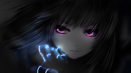 Awesome - awesome, random wallpaper, Purple eyes, Lightning