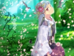 Anime Girl in Meadow