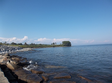 Rockland, Maine - maine, sky, clouds, rockland, ocean