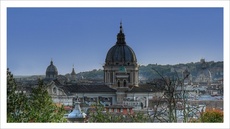 Rome Cityscape - architecture, italy, buildings, rome