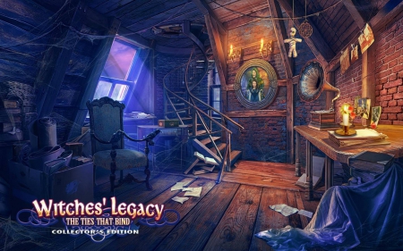 Witches Legacy 4 - The Ties That Bind04 - hidden object, cool, video games, fun, puzzle