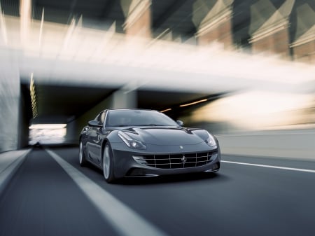 ferrari ff - italian, ferrari, coupe, grey