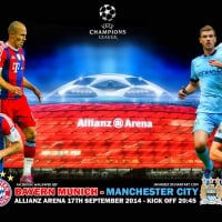 BAYERN MUNICH - MANCHESTER CITY CHAMPIONS LEAGUE 2014