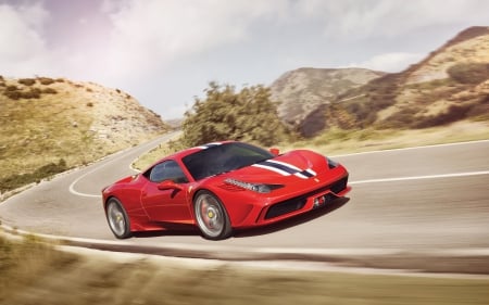 ferrari 458 speciale - italian, ferrari, speciale, red