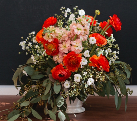 Flowers Arranging - photography, leaves, colorful, flowers, still life, vase