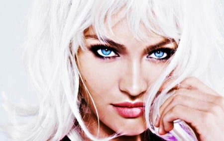 Candice Swanepoel - face, white, model, blue eyes, girl, woman, candice swanepoel